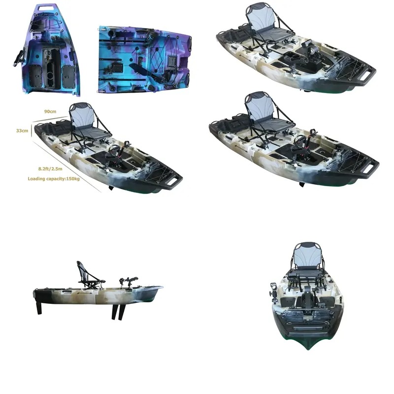 8피트 모듈식 1인승 핀 페달 드라이브 카약 프로펠러  - Fishing Kayak Seat 리뷰 및 가격