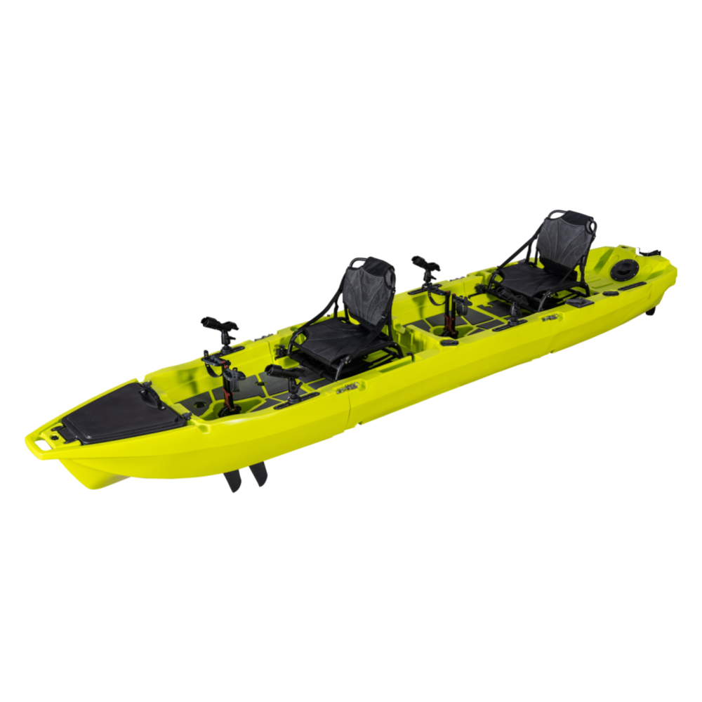 3단 분리형 2인승 모듈식 카약 (페달 드라이브 또는  - Fishing Kayak Pedal Drive 리뷰 및 가격