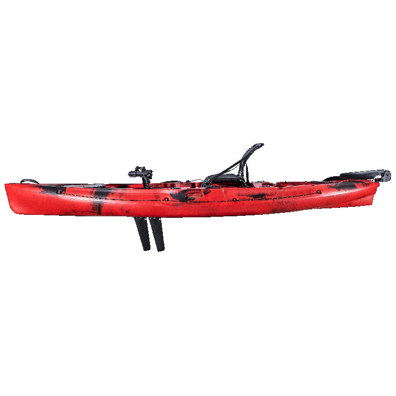 12피트 안정적인 페달식 낚시 카약, 핀 드라이브 시스 - Fishing Kayak Pedal Drive 리뷰 및 가격